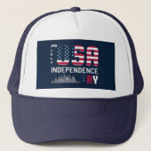 Casquette 4 juillet - Conception du Jour de l'Indépendance d (Devant)