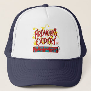 Casquette 4 juillet feux d'artifice drôles de l'indépendan