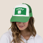 Casquette 4 Leaf Lucky Clover St. Patrick's Day (En situation)