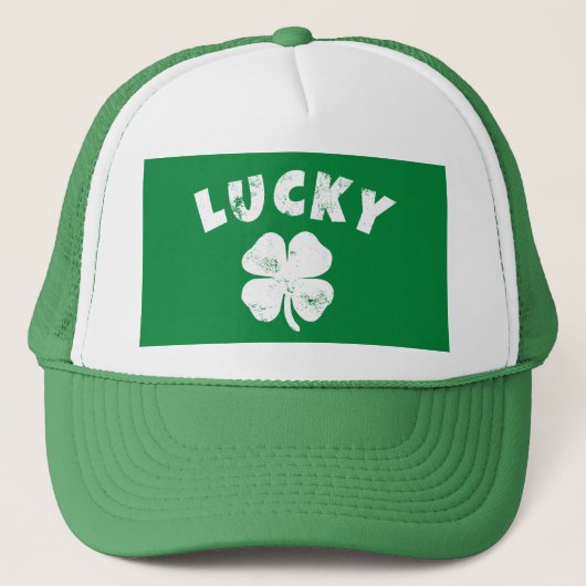 Casquette 4 Leaf Lucky Clover St. Patrick's Day (Devant)