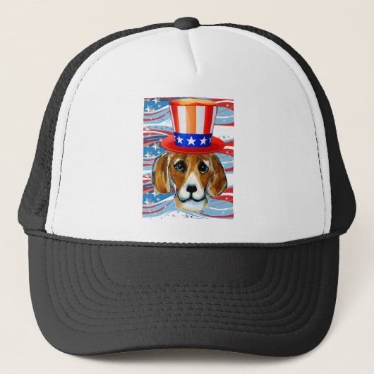 Casquette 4th of July Beagle (Devant)