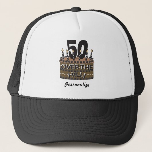 Casquette 50 et sur la colline | 50e anniversaire | Nom do-i (Devant)