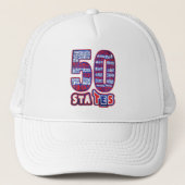 CASQUETTE 50 STATES UTILISE (Devant)