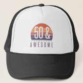 Casquette 50e anniversaire Retro Sunset (Devant)