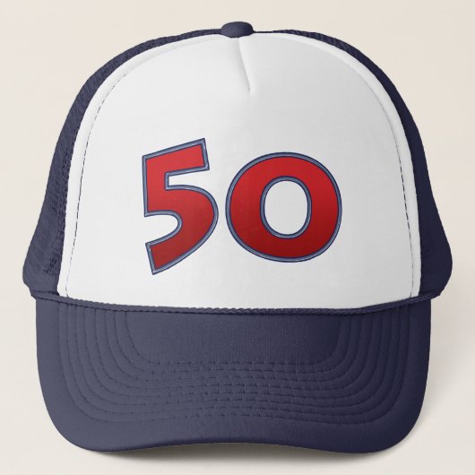 Casquette 50e fête d'anniversaire (Devant)