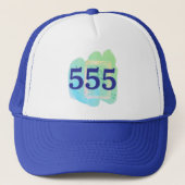Casquette 555 Affirmation de transformation du numéro d'ange (Devant)