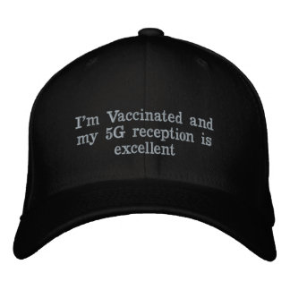 casquette 5G vacciné - avant seulement (coût infér