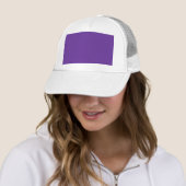 Casquette 663399 Arrière - plan violet couleur solide (En situation)