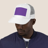 Casquette 663399 Arrière - plan violet couleur solide (En situation)