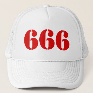 Casquette 666 (rouge)
