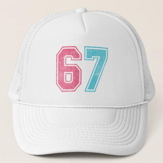 Casquette 67 Mème amusant Six Sept Gen Alpha (Devant)