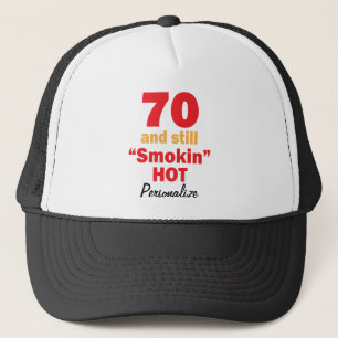 Casquette 70 et toujours anniversaire chaud de Smokin