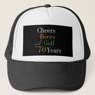 Casquette 70e anniversaire Golf Cheers Bières