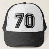 Casquette 70th Birthday Classic Black (Devant)