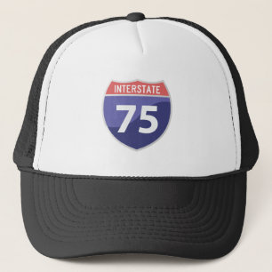 Casquette 75 voyage par la route d'un état à un autre de la