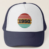 Casquette 75e anniversaire vintage personnalisé (Devant)