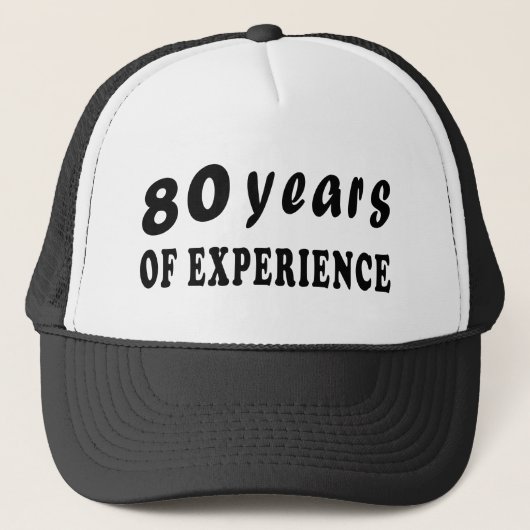 Casquette 80 ans d'expérience (Devant)