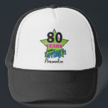 Casquette 80 Years and Loving it | 80th Birthday | DIY Name<br><div class="desc">80 Years and Loving it Hat. A fun gift for someone's 80th Birthday. ⭐This Product is 100% Customizable. *****Click on CUSTOMIZE BUTTON to add, delete, move, resize, changed around, rotate, etc... any of the graphics or text or use the fill in boxes. 99% of my designs in my store are...</div>
