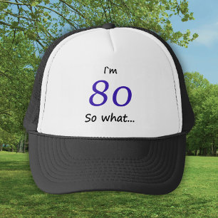 Casquette 80e Anniversaire Drôle Je`m 80 alors que
