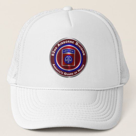 Casquette 82e division aéroportée Garde d'honneur de l'Améri (Devant)