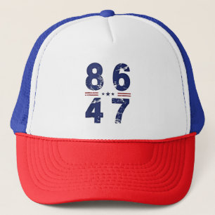 Casquette 86 47 Anti Trump 8647 Style Vintage rétro