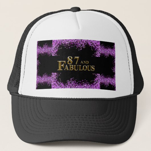 Casquette 87e anniversaire (Devant)