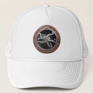 Casquette [900] Sacred Silver Octopus dans Posture défensive