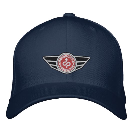 Casquette à billes bleu marine avec logo MCR brodé (Devant)