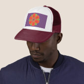 Casquette à fleurs (En situation)
