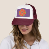 Casquette à fleurs (En situation)