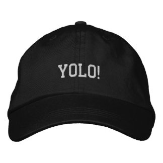 Casquette à la mode noir de Yolo