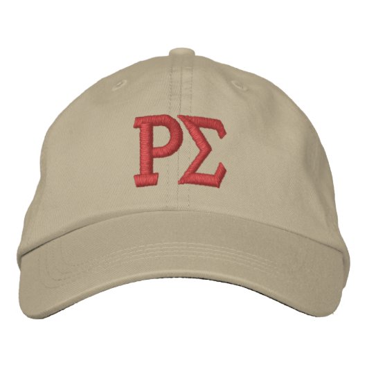 Casquette à lettre brodée (Devant)