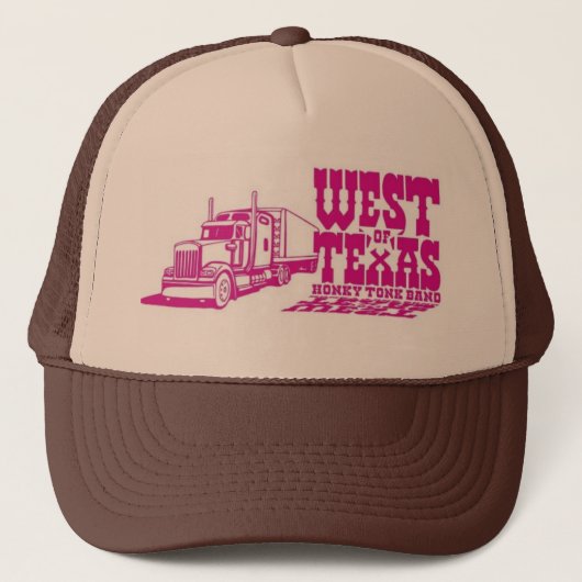 Casquette À l'ouest du camionneur du Texas (Devant)