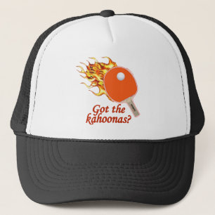 Casquette A obtenu au Kahoonas le ping-pong flamboyant