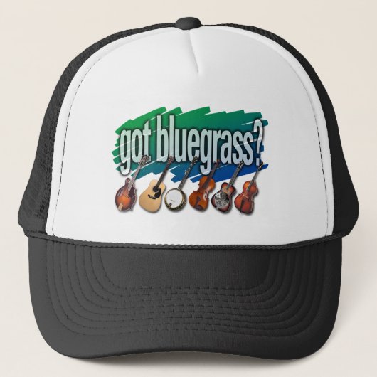 Casquette "A obtenu le Bluegrass ? " (Devant)