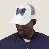 Casquette à papillon de fleurs mixtes (En situation)