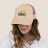 casquette à voile de goélette (En situation)
