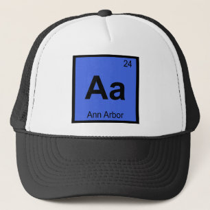 Casquette Aa - Ann Arbor Michigan Chimie Tableau Périodique