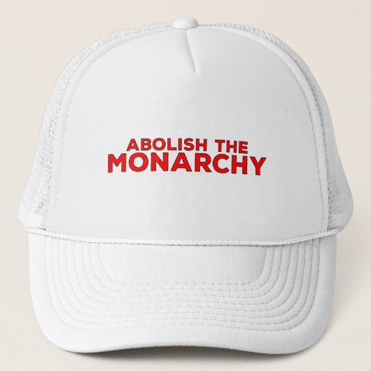 Casquette Abolir la monarchie (Devant)