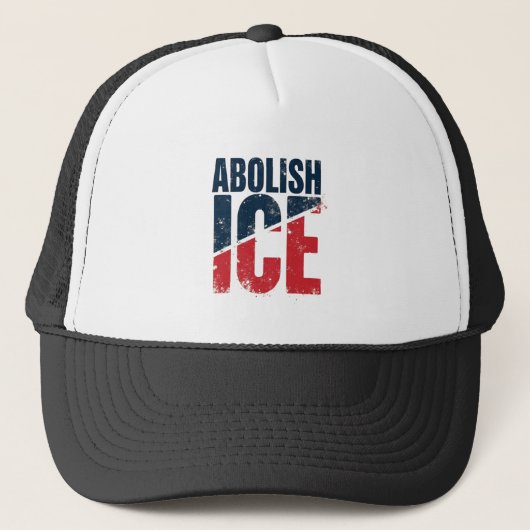 Casquette Abolir la protestation Vintage sur les ICE (Devant)