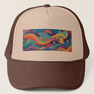 Casquette Abstrait, calme, lunatique