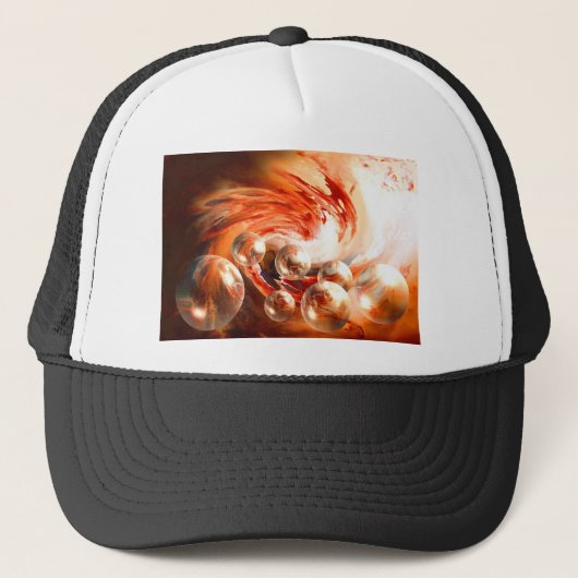 Casquette Abstrait contemporain (Devant)
