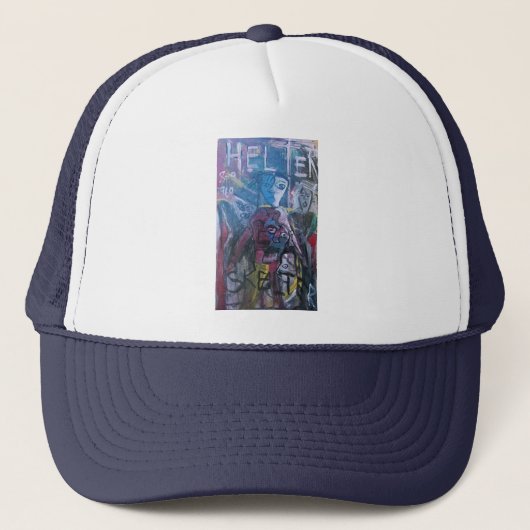 CASQUETTE ABSTRAIT HELTER SKELTER (Devant)