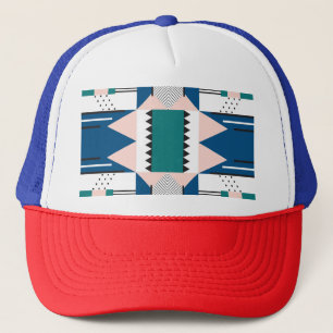 Casquette Abstrait moderne : Style géométrique sans couture