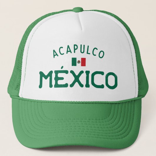 Casquette Acapulco México (Mexique) en détresse (Devant)
