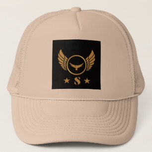Casquette Accessoire Unique et Élégant S Initial Eagle-Cap O