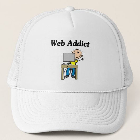 Casquette Accro du Web (Devant)