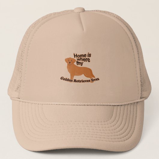 Casquette Accueil Golden Retriever (Devant)