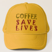 Casquette Achempong "Le Café Sauve Des Vies" | Baristas & Ca (Devant)