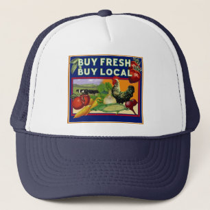 Casquette Achetez frais, achetez les gens du pays